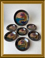 Antiek glansplatelen setje : Plateel Zuid-Holland Gouda, Antiek en Kunst, Ophalen of Verzenden