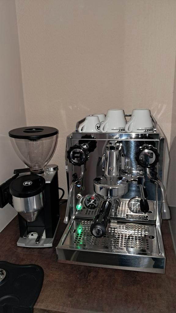 Rocket Giotto Cronometro R & Faustino 3.1 koffieset, Witgoed en Apparatuur, Koffiezetapparaten, Zo goed als nieuw, Koffiebonen