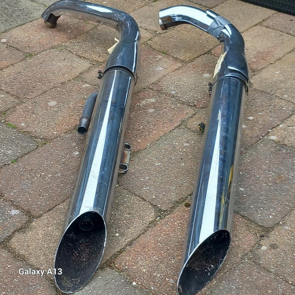 Motor uitlaat.Kawasaki., Ophalen, Gebruikt