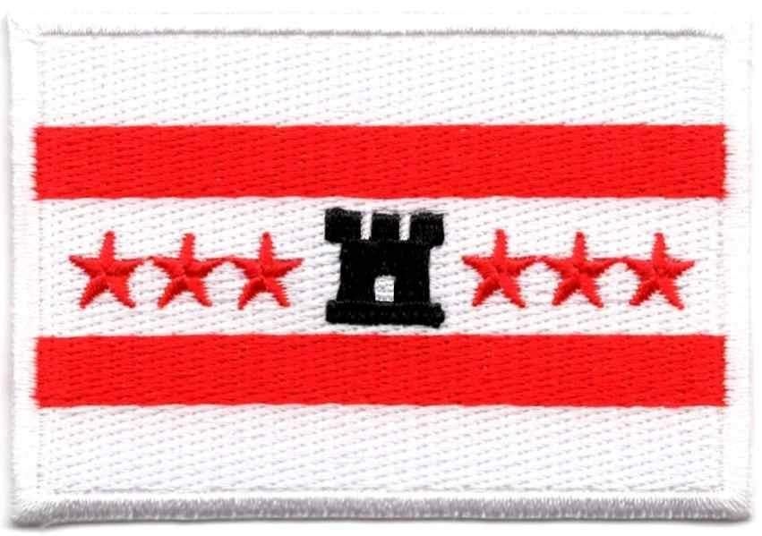 Drenthe vlag stoffen opstrijk patch embleem #1, Ophalen of Verzenden, Nieuw