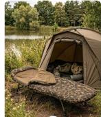 Comfortabele Karpertent met Bedchair - Ideaal voor Vissers, Ophalen of Verzenden, Zo goed als nieuw, Overige typen