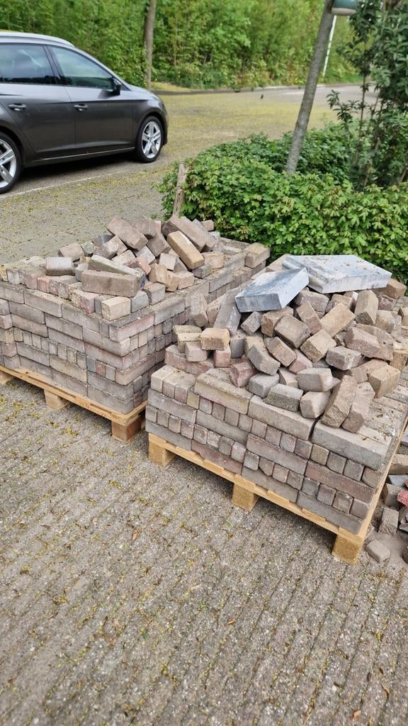 Waaltjes, klinkers gratis ophalen, Doe-het-zelf en Verbouw, Ophalen, Bakstenen