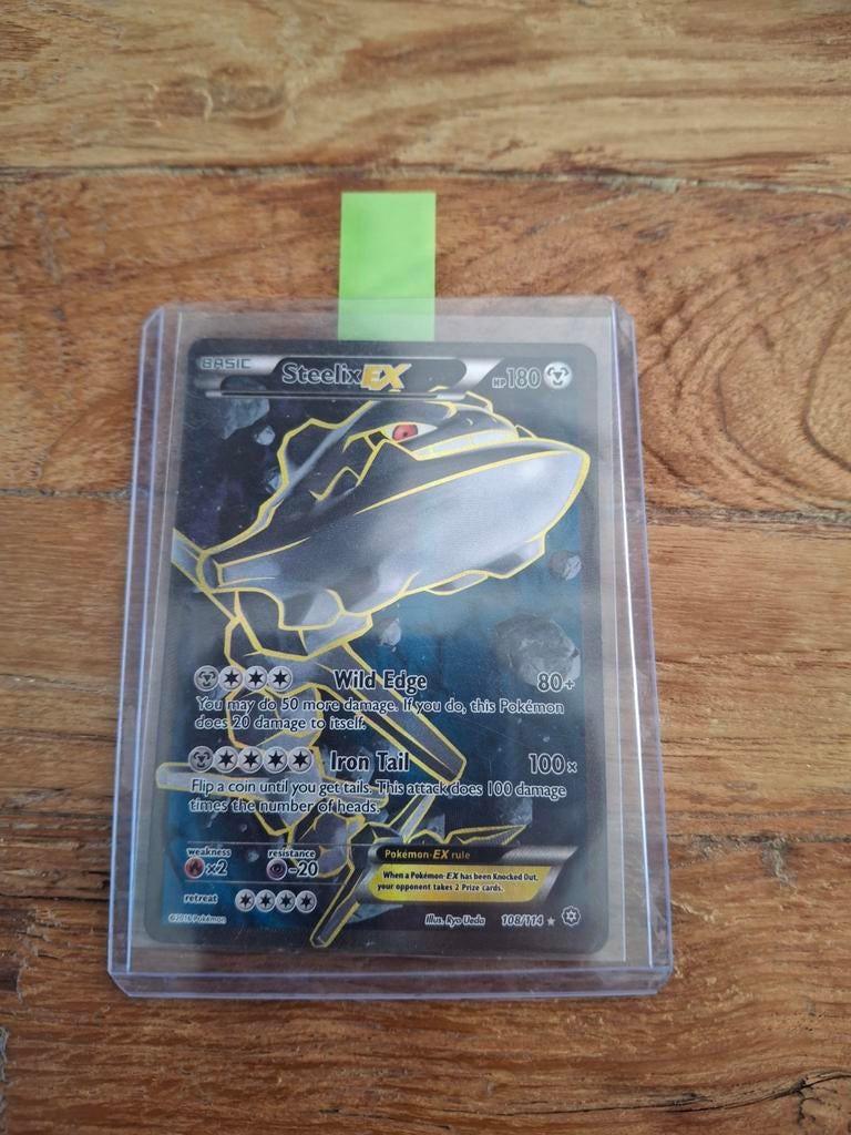 Steelix EX Pokémon Kaart, Ophalen, Zo goed als nieuw, Losse kaart, Foil