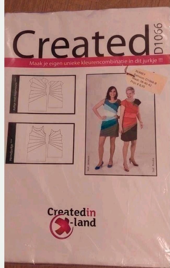 KLEDING NAAI-PATROON DAMES JURK ZOMER, Hobby en Vrije tijd, Kledingpatronen, Ophalen of Verzenden, Vrouw, Overige merken