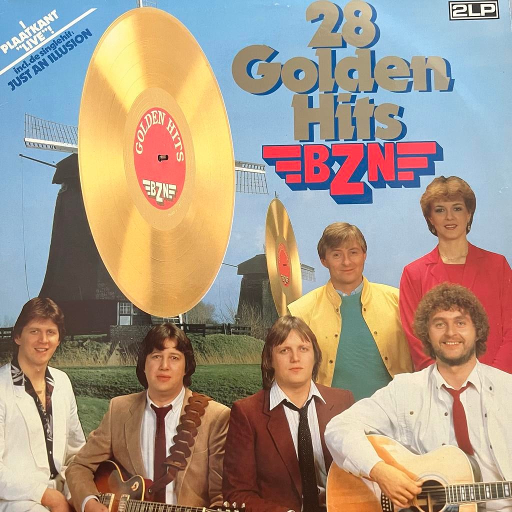 BZN - 28 Golden Hits Dubbel LP Vinyl Pop, Gebruikt, 1980 - 1989, Ophalen of Verzenden, Dubbel-LP