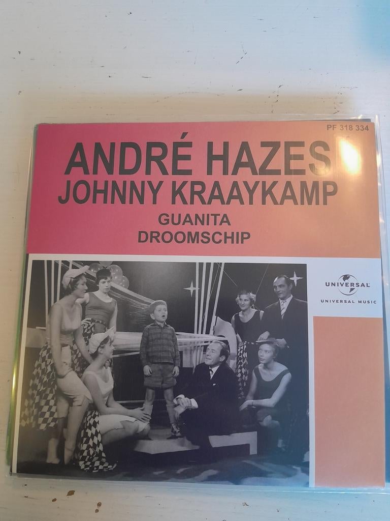 Andre hazes& johnny kraaykamp 7inch guanita, Cd's en Dvd's, Vinyl Singles, Ophalen of Verzenden, Zo goed als nieuw, Nederlandstalig