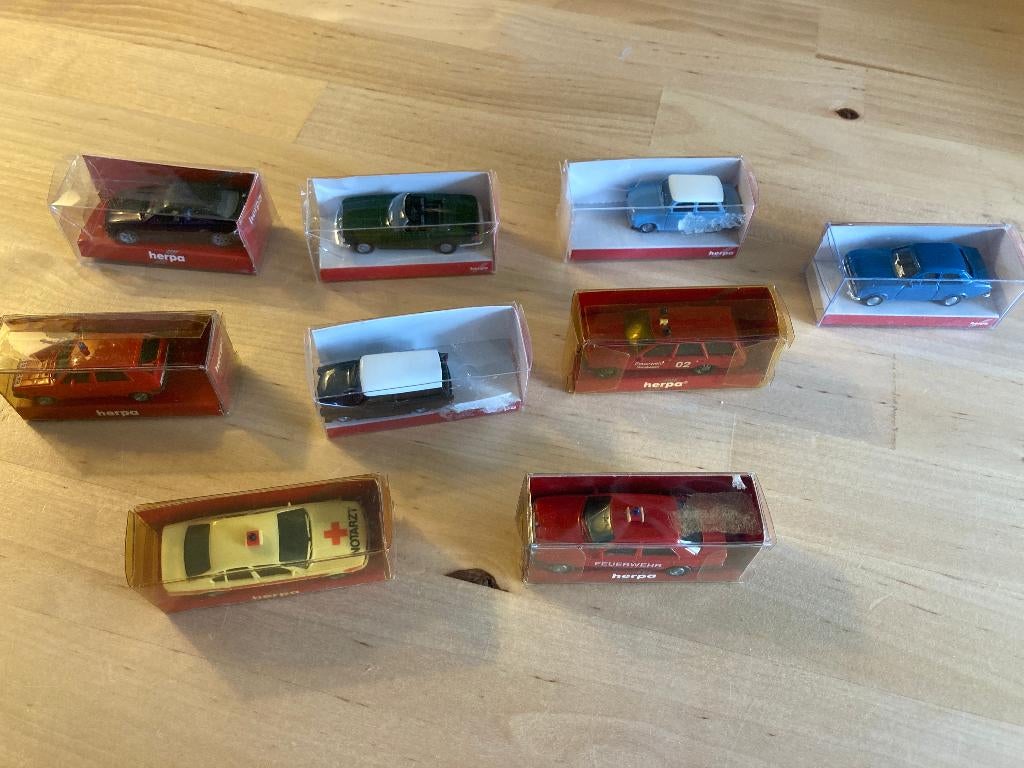 Herpa 1/87 auto's, Ophalen of Verzenden, Gebruikt, Auto, Herpa