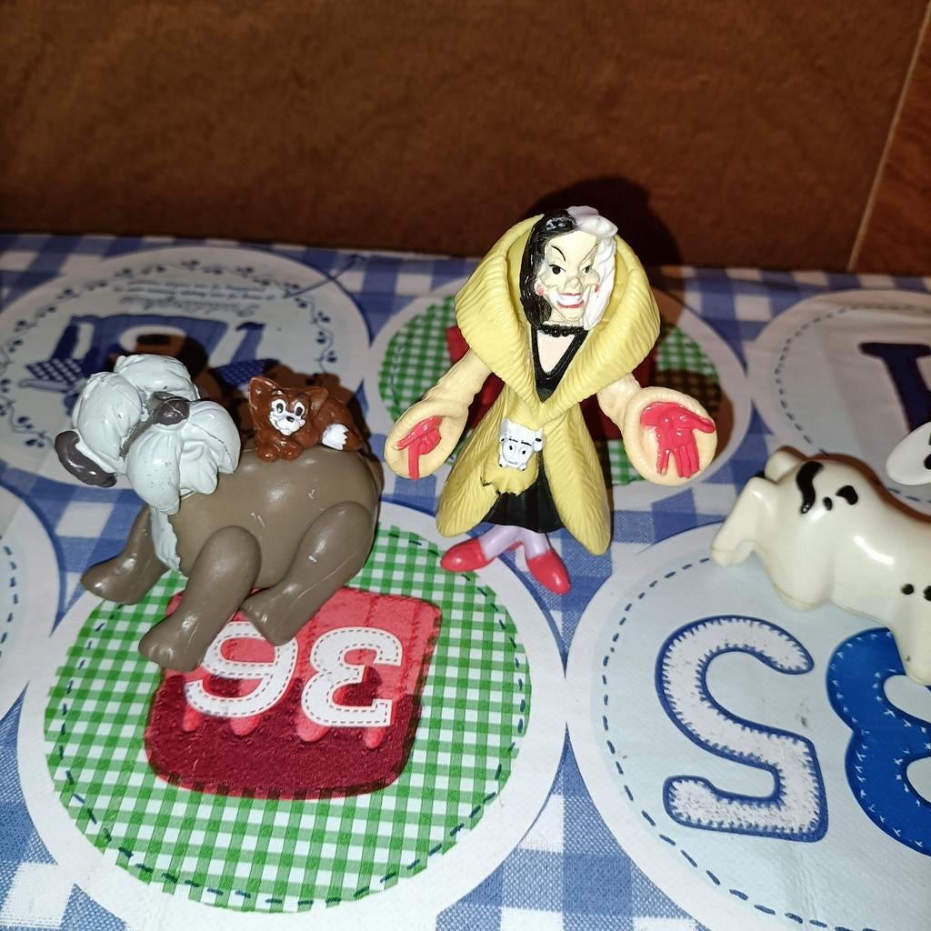 101 Dalmatiërs poppetjes Dalmatiër, Ophalen of Verzenden, Zo goed als nieuw