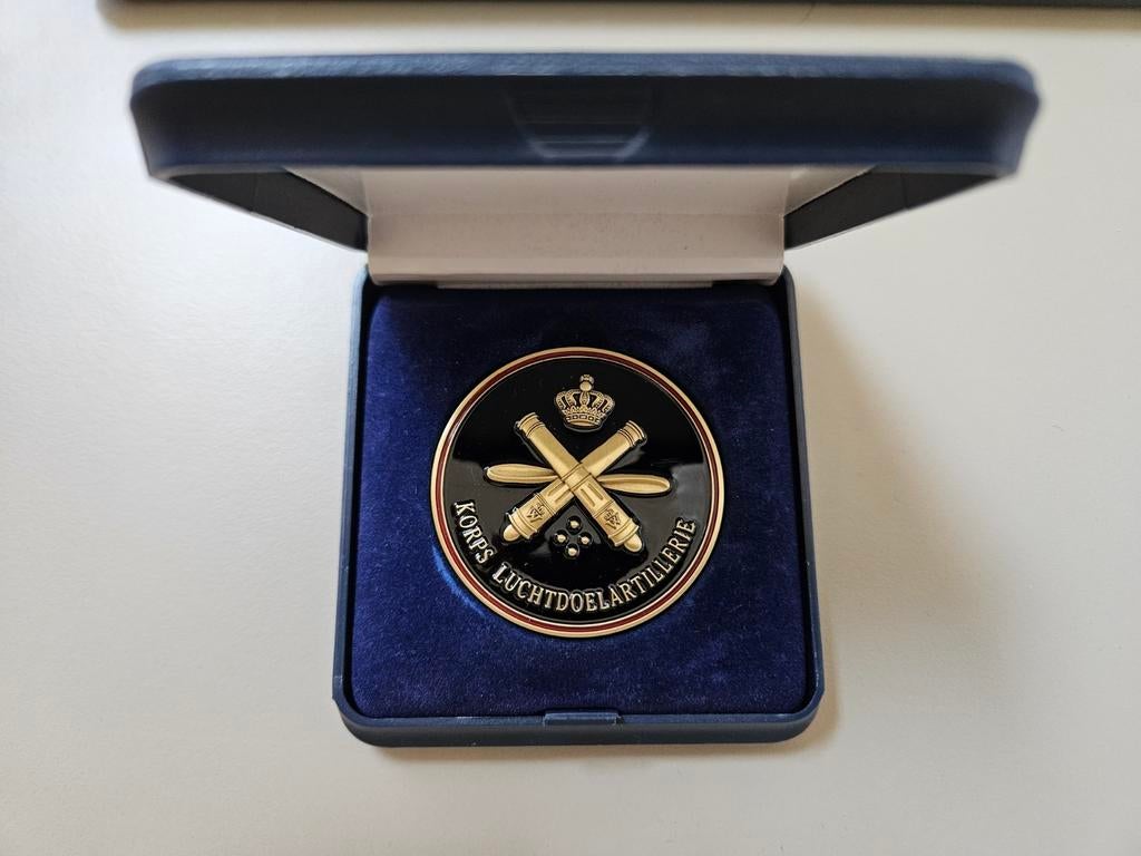 Penning token 100 jaar korps kust en luchtdoelartillerie, Ophalen of Verzenden, Landmacht, Nederland
