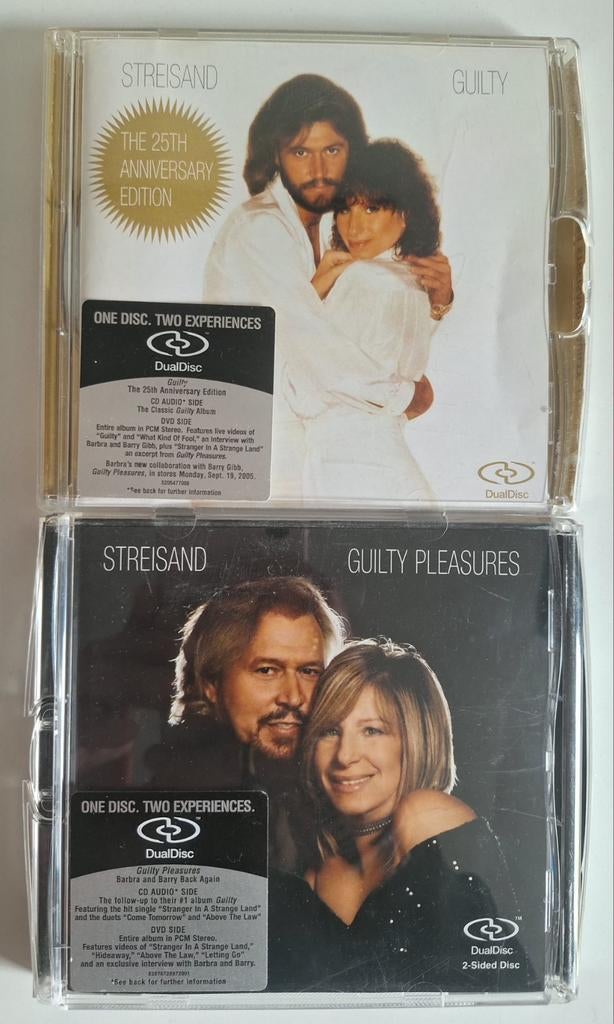 Barbara streisand 2x dualdisc cd, Verzenden, Zo goed als nieuw, Overige formaten