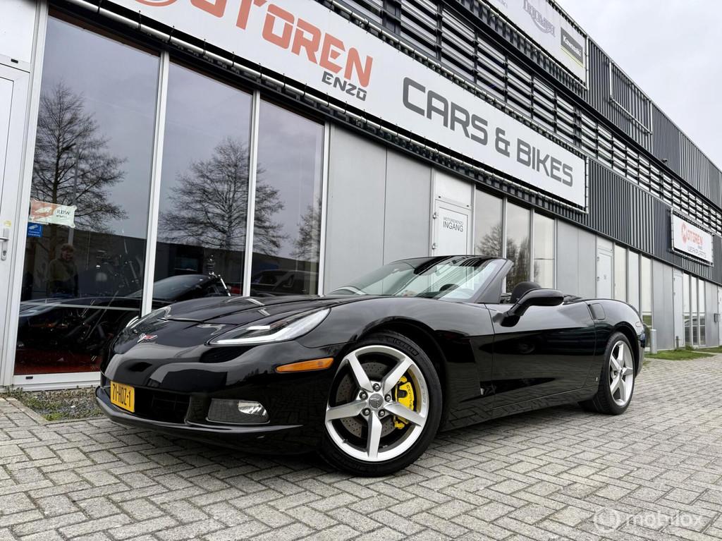 Corvette C6 CABRIO 6.0 V8 AUT 6.0 V8 LS2 BLACK ED TOP ONDERH, 404 pk, Gebruikt, Overige carrosserieën, Zwart