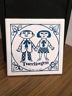 Sterrenbeeld Tweelingen tegel - Saime, vintage, Ophalen of Verzenden