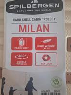 Spilbergen Milan Handbagage Koffer - Harde Schaal, 50 tot 60 cm, Hard kunststof, Nieuw, 35 tot 45 cm