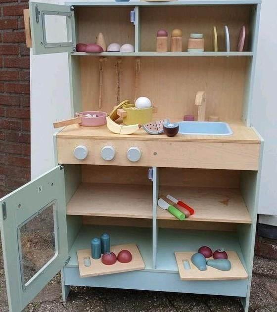 Houten speelkeuken LITTLE DUTCH  met veel accessoires, Ophalen, Meisje