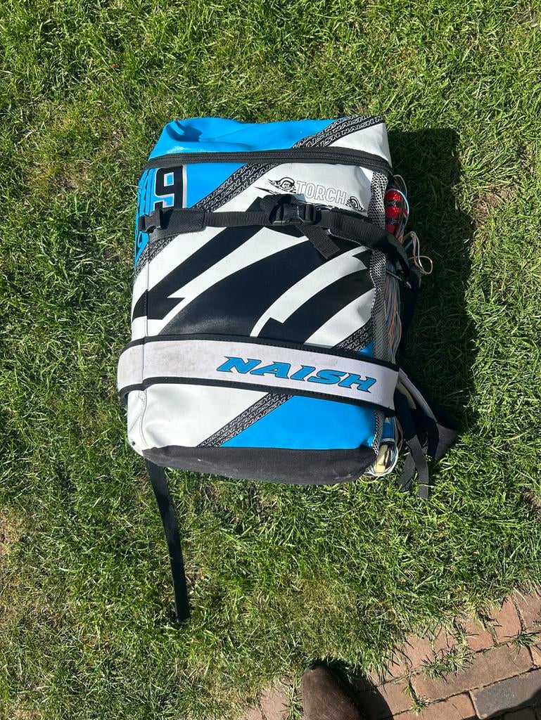 Naish Torch 9m kite incl bar, Watersport en Boten, Kitesurfen, Ophalen, Gebruikt, 9 m², Geen board