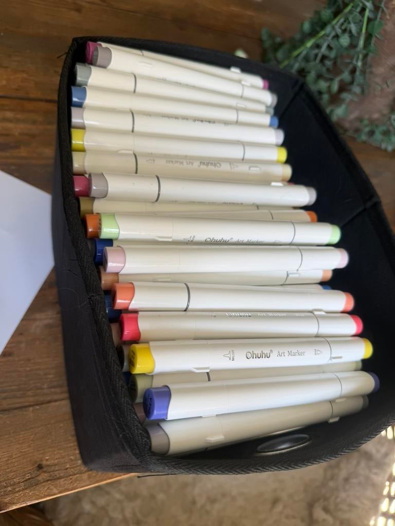 Ohuhu losse markers, Hobby en Vrije tijd, Tekenen, Ophalen of Verzenden, Zo goed als nieuw