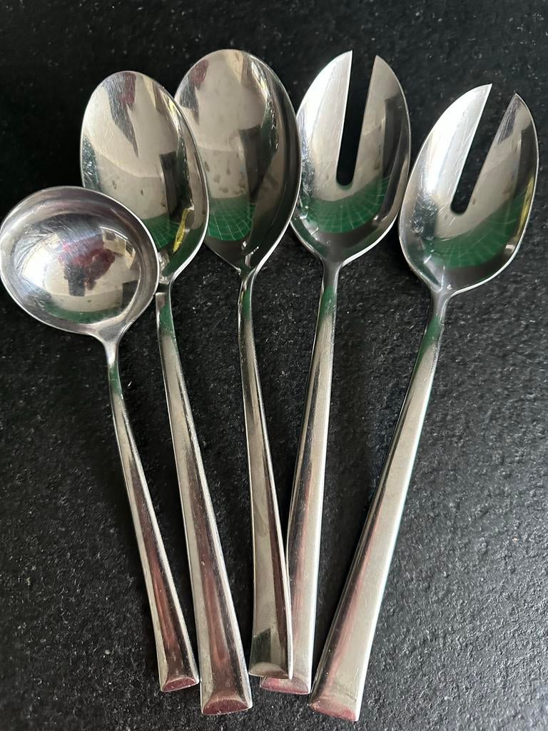 Vivo Villeroy & Boch bestekset AH actie, Ophalen of Verzenden, Zo goed als nieuw, Rvs of Chroom, Vaatwasserbestendig