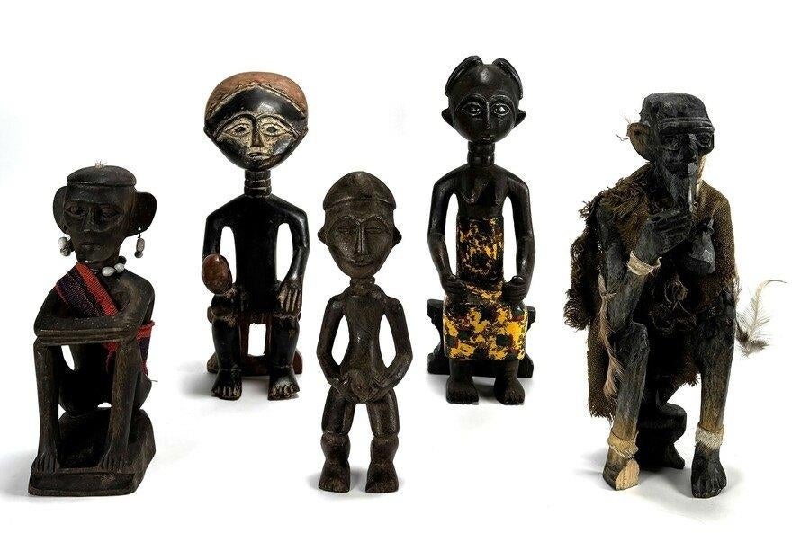 1179. Beelden, West-Afrika – eind 20e eeuw, Antiek en Kunst, Ophalen of Verzenden