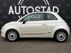 Fiat 500 1.2 Lounge Automaat / NL-Auto / Pano / APK / Airco, Euro 5, Stof, 4 cilinders, Wit