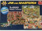 Jan van Haasteren puzzels 3 in 1, Ophalen of Verzenden, 500 t/m 1500 stukjes, Zo goed als nieuw, Legpuzzel