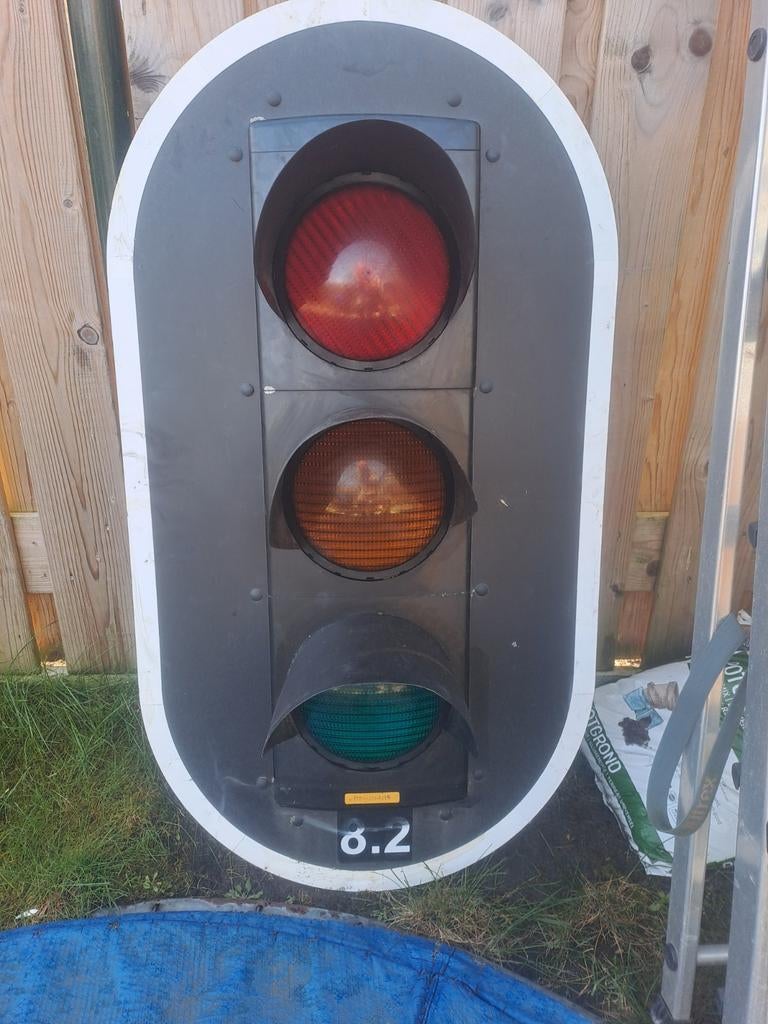 Verkeerslicht  voor mancave of decoratie, Hobby en Vrije tijd, Ophalen