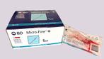 BD Microfine insulinespuit 1ml + naald 0,33x12,7mm U100, Dieren en Toebehoren, Ophalen of Verzenden, Nieuw