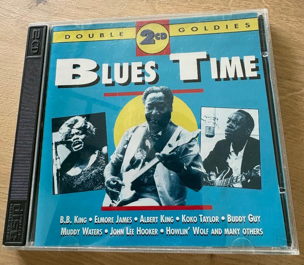 2cd set Blues Time (B.B. King, Muddy Waters, Buddy Guy e.a.), Ophalen of Verzenden, 1960 tot 1980, Zo goed als nieuw, Blues
