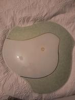 Jaren '50 Plafonniere Schaal - Groen/Wit, Ophalen of Verzenden, Gebruikt, Jaren '50, Vintage