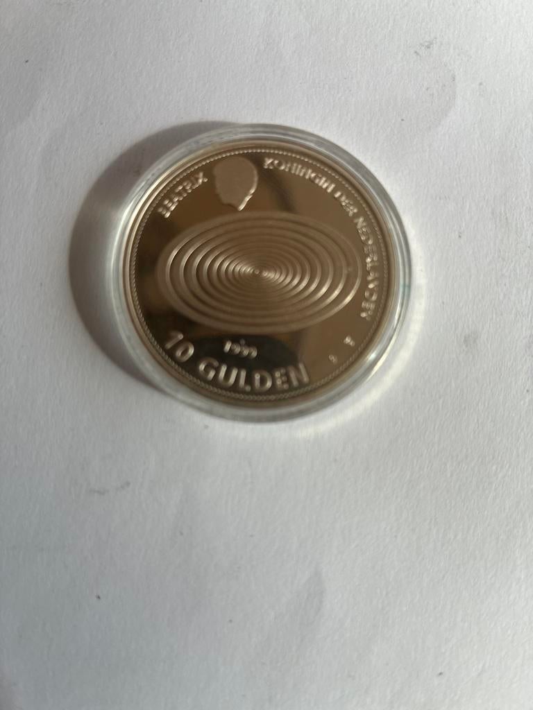 10 Gulden munt Koningin Beatrix 1999 proof, Postzegels en Munten, Munten | Nederland, Losse munt, 10 gulden, Koningin Beatrix