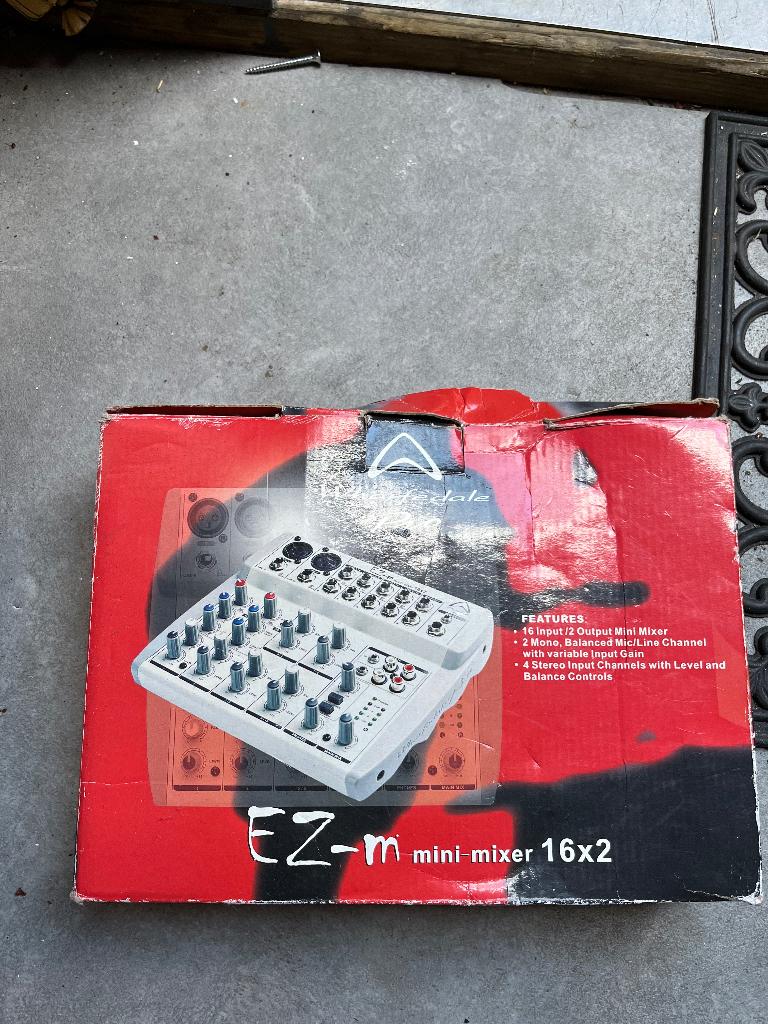 Warfedale Pro EZ-M mini mixer, Ophalen, Zo goed als nieuw