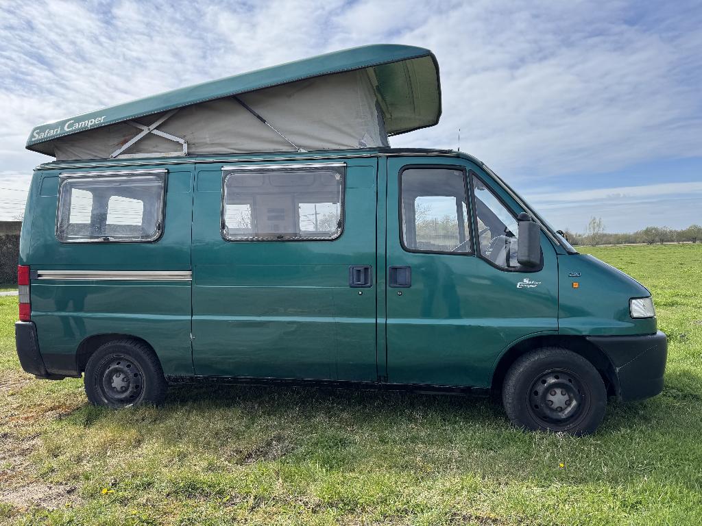 Fiat Ducato - Safari Camperbus - APK tot april 2027, Buscamper of Camperbus, Fiat, Luifel, Tot en met 2