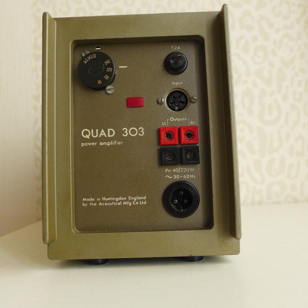 Quad 303 - mooi geluid, Verzenden, Gebruikt, Minder dan 60 watt, Overige merken