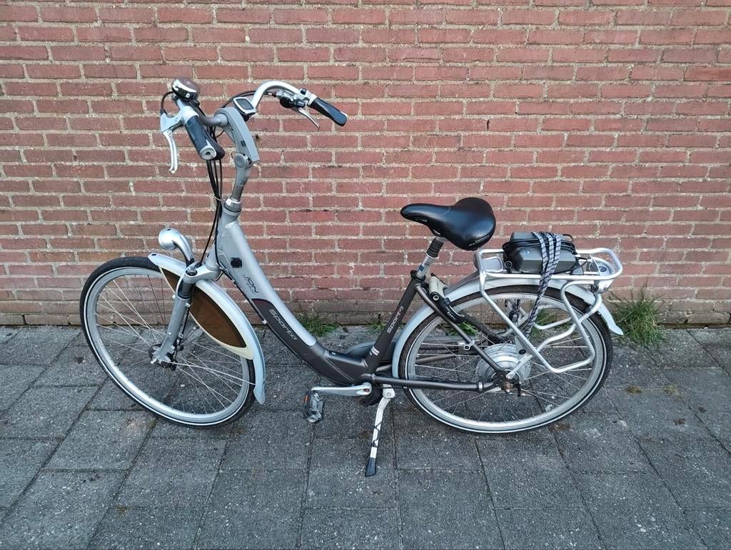 Lage Sparta ion m-gear elektrische fiets (46cm), Ophalen of Verzenden, Gebruikt, 26 inch of meer, Versnellingen