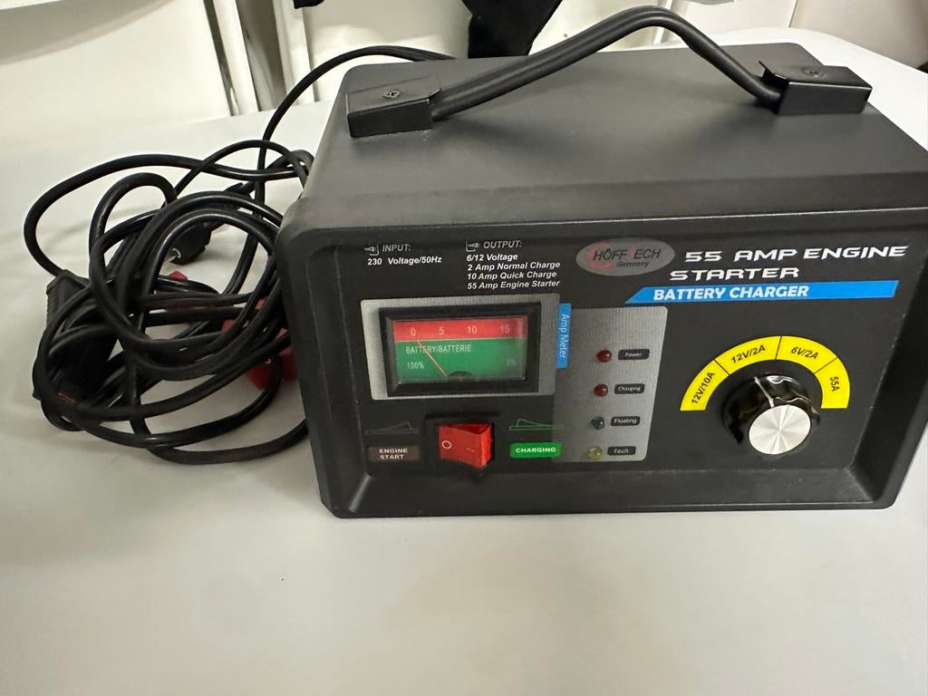Höff Ech Acculader + Jumpstarter 2/10/55 Ampère, Auto-onderdelen, Accu's en Toebehoren, Universele onderdelen, Gebruikt, Ophalen