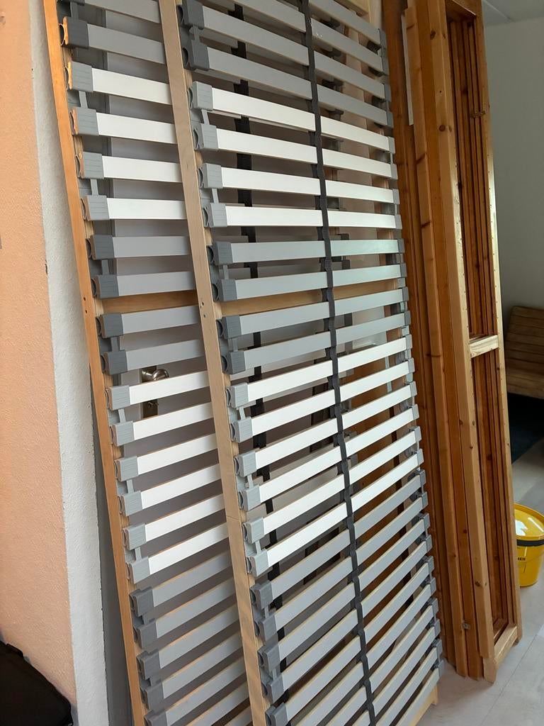 2x IKEA lattenbodem 70x200 (140x200), Ophalen, Gebruikt, Tweepersoons, 140 cm