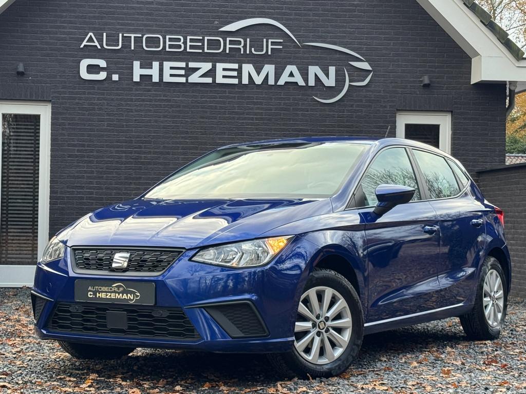 Seat Ibiza 1.0 1e eigenaar APPLE CARPLAY ANDROID DealerOH Ca, Voorwielaandrijving, Stof, Gebruikt, Zwart