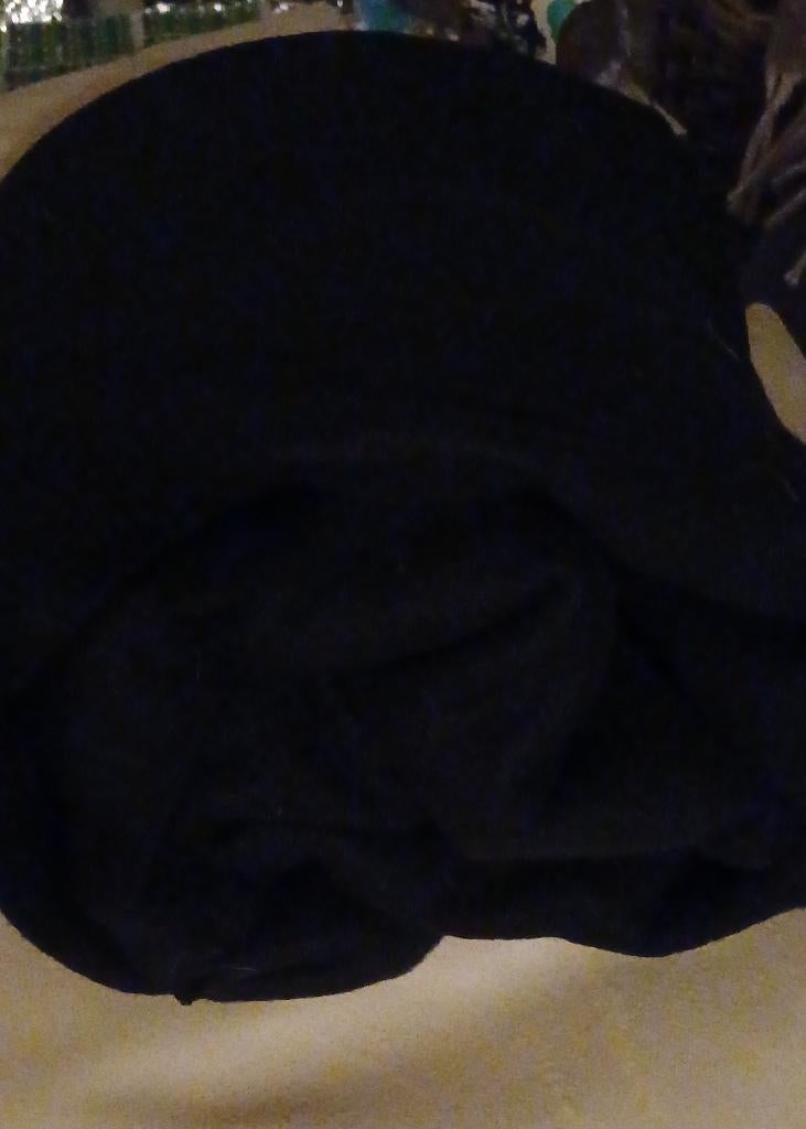 Stof fleece zwart  vierkante lap., Hobby en Vrije tijd, Stoffen en Lappen, Overige materialen, 120 cm of meer, Zwart, Nieuw