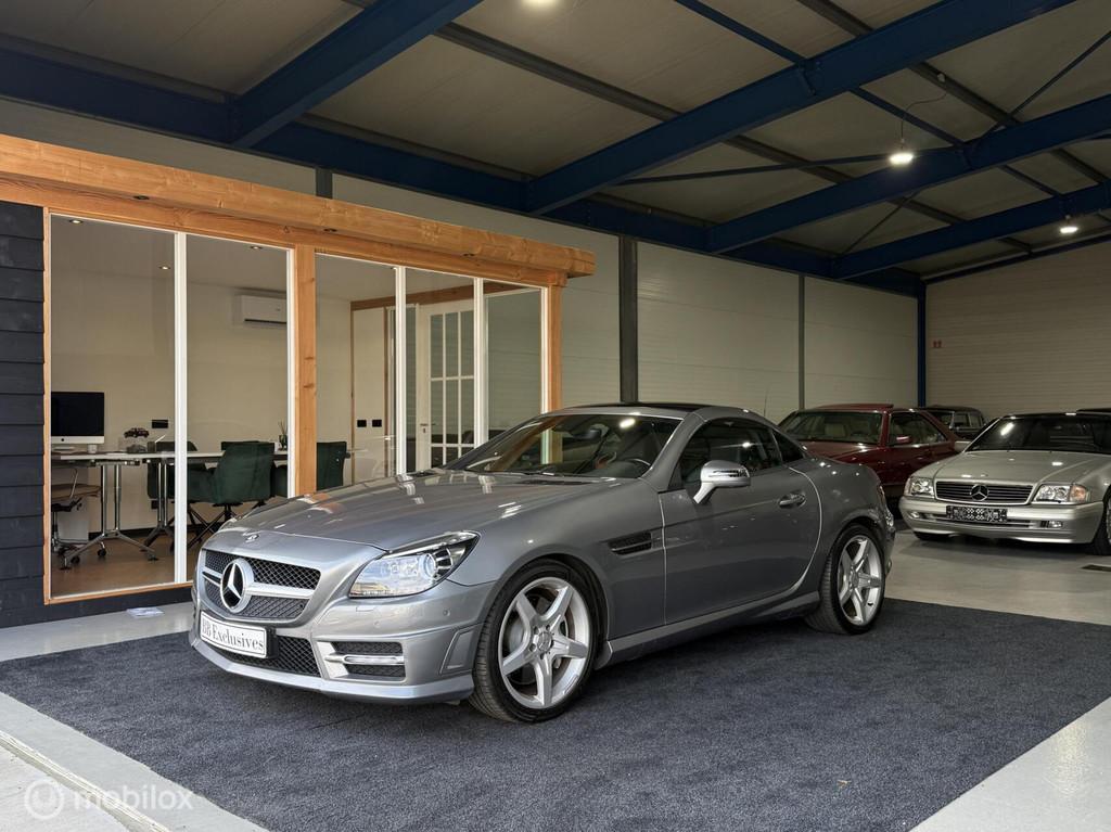 2012 Mercedes SLK350 | AMG pakket | Pano | Nappa | 306PK, Auto's, Mercedes-Benz, Automaat, Achterwielaandrijving, Zwart, Cabriolet