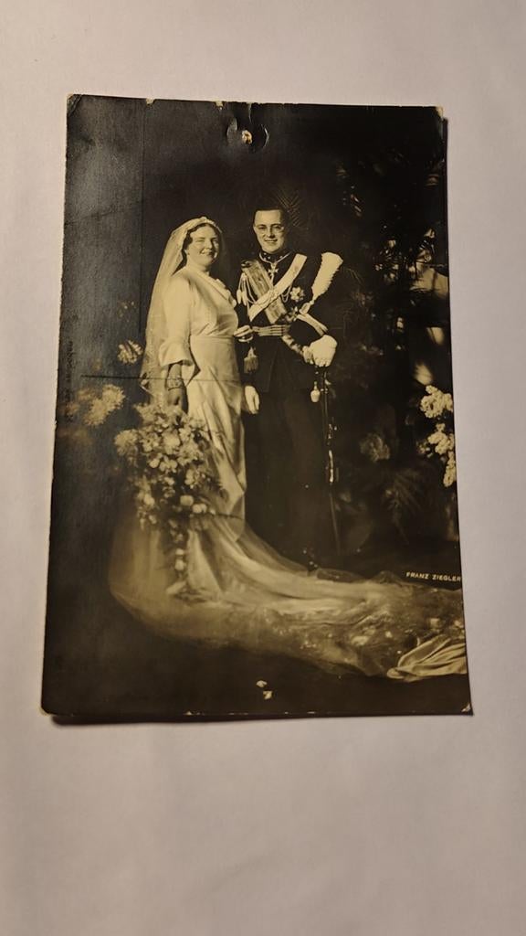 Nederland Het Prinselijk Bruidspaar 7 Januari 1937., Ophalen of Verzenden, 1920 tot 1940, Zuid-Holland