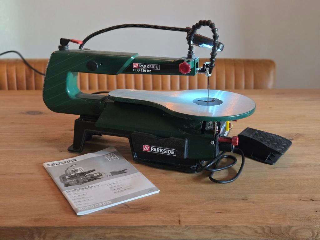 Parkside elektrische figuurzaagmachine PDS 120 B2, Ophalen, 30 tot 70 mm, Figuurzaag, Minder dan 600 watt