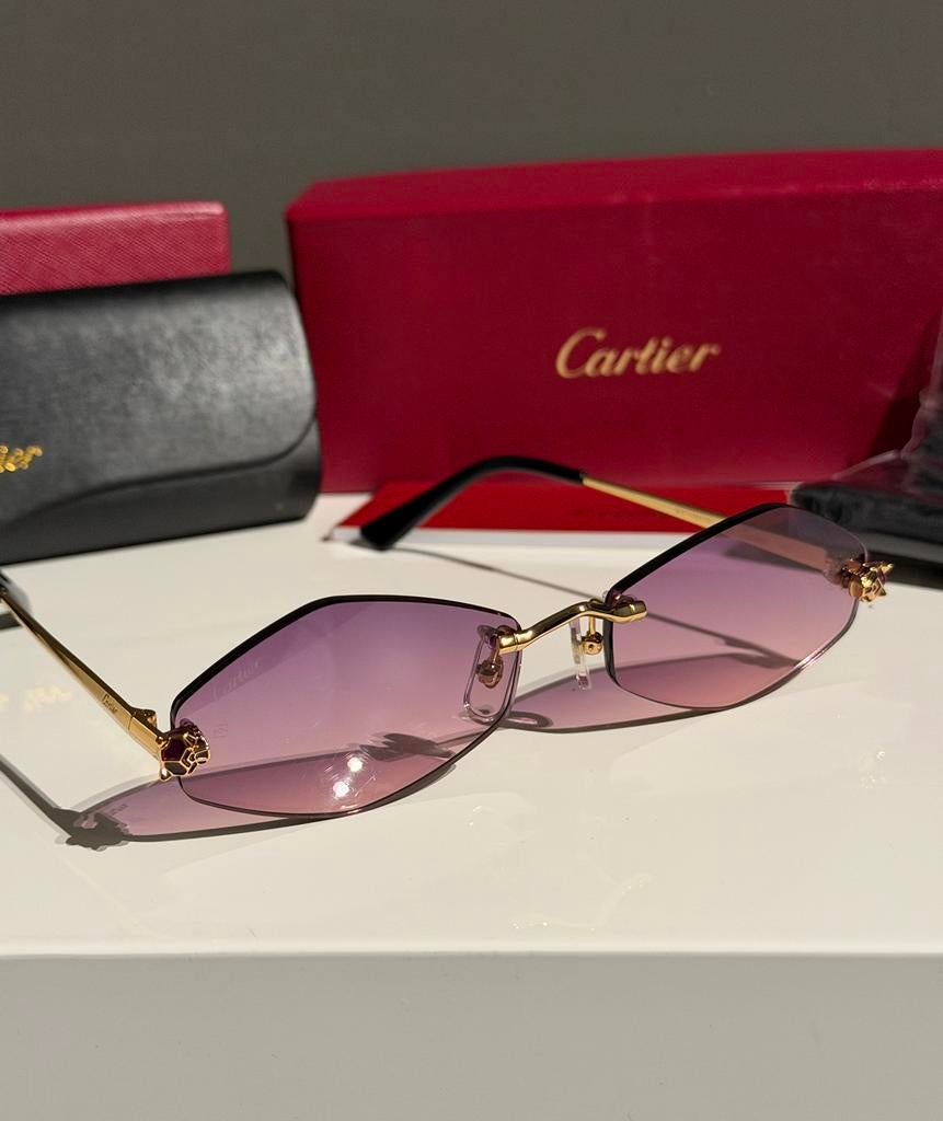 Cartier zonnebril, Sieraden, Tassen en Uiterlijk, Zonnebrillen en Brillen | Dames, Verzenden, Nieuw, Overige merken