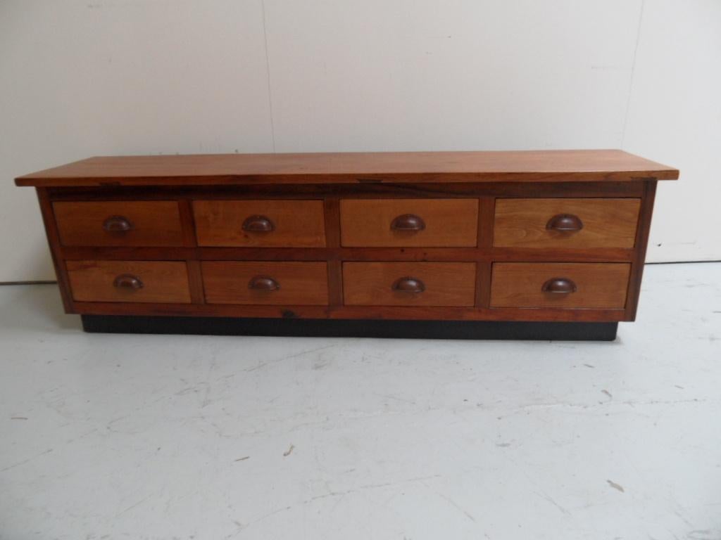Vintage sideboard  ladekast tv meubel, Ophalen of Verzenden, 25 tot 50 cm