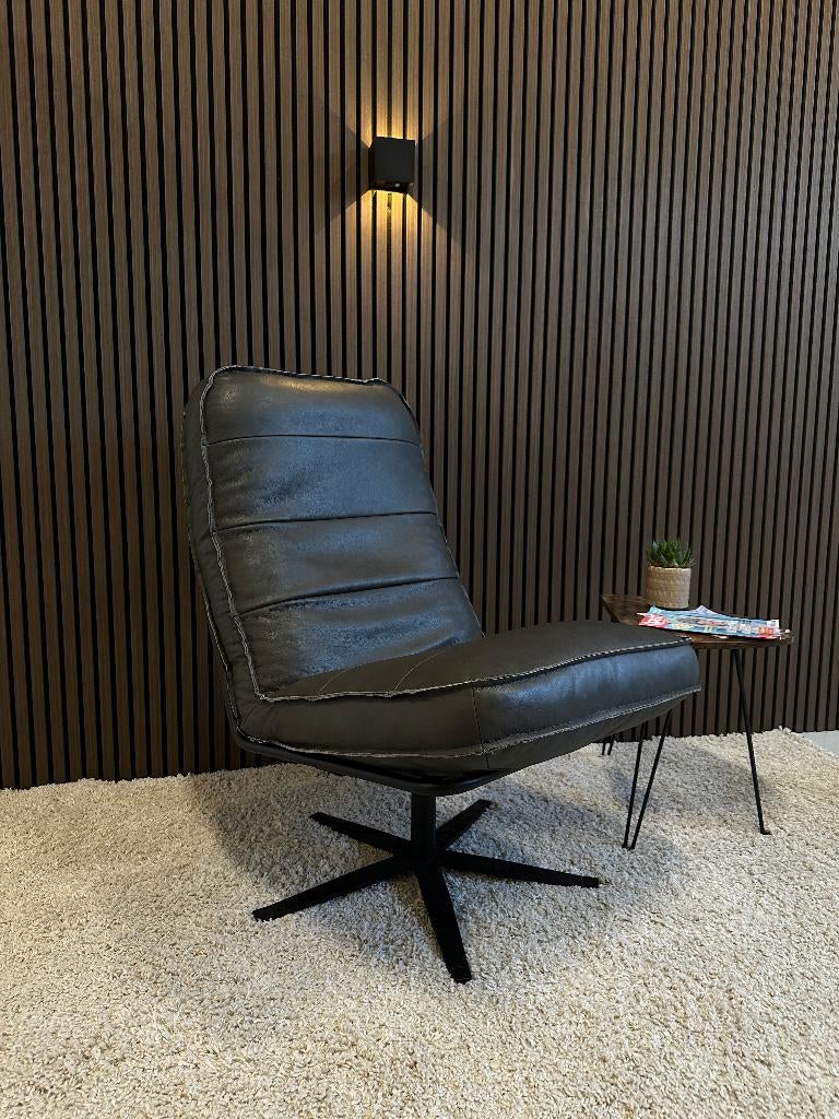 GRATIS BEZORGING - Odin fauteuil van INNO Living antraciet