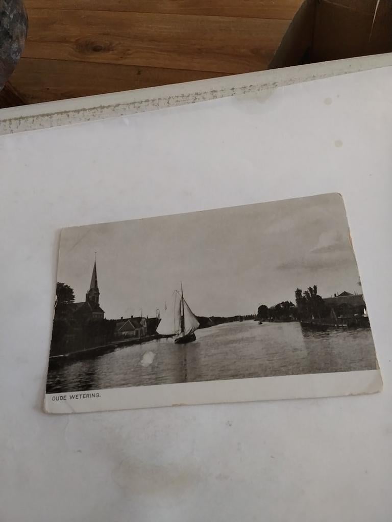 OUDE WETERING, Verzamelen, Ansichtkaarten | Nederland, Ophalen of Verzenden, Voor 1920, Zuid-Holland