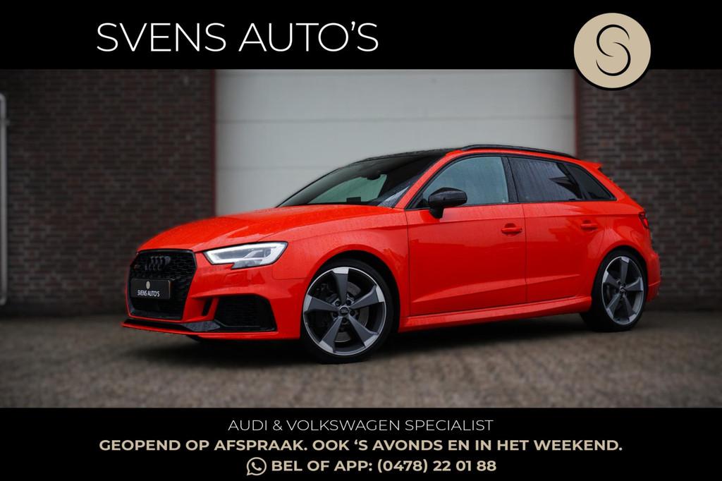 Audi RS3 2.5 TFSI Sportback Quattro Pano|Virtual|B&O|RS-Stoe, Automaat, Gebruikt, RS3, Leder