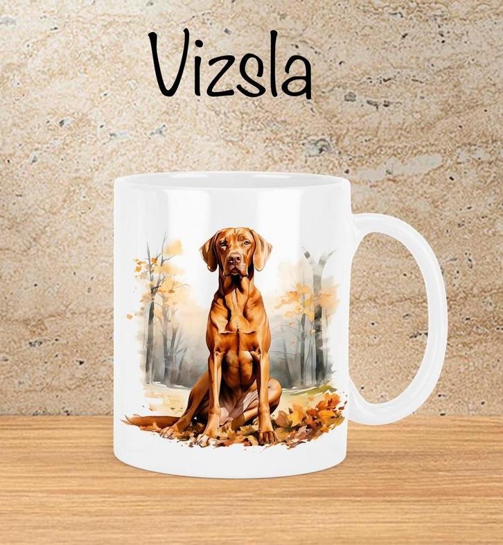 Vizsla Herfstmok, Huis en Inrichting, Keuken | Servies, Nieuw, Kop(pen) en/of Schotel(s), Overige stijlen, Verzenden