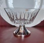 Luxe suiker klontjespot met zilveren voet, Antiek en Kunst, Antiek | Glas en Kristal, Ophalen of Verzenden