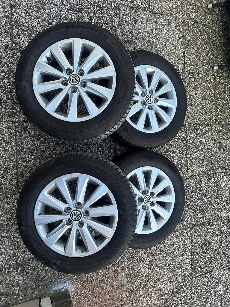 5x100 15 inch All-season VW Polo/Seat Ibiza/A1 etc…., Auto-onderdelen, Ophalen, Gebruikt, 15 inch, Banden en Velgen