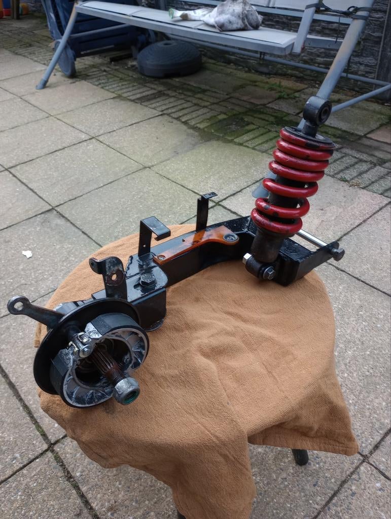 Tomos youngster achterbrug met schokbreker, Fietsen en Brommers, Brommers | Tomos, Ophalen of Verzenden, Gebruikt