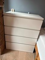 IKEA Malm ladekast met 4 lades, Ophalen, Kunststof, Gebruikt, 100 tot 150 cm